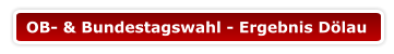 OB- & Bundestagswahl - Ergebnis Dölau