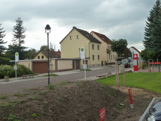 Neue Bushaltestelle